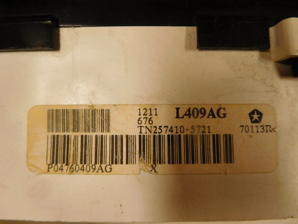 Dodge Intrepid 2001 velocímetro Cluster TN257410-5721 Foto 4 de 4