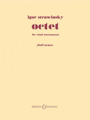 Octet for Wind Instruments Revised 1952 Scores Books Book NEW 048001115