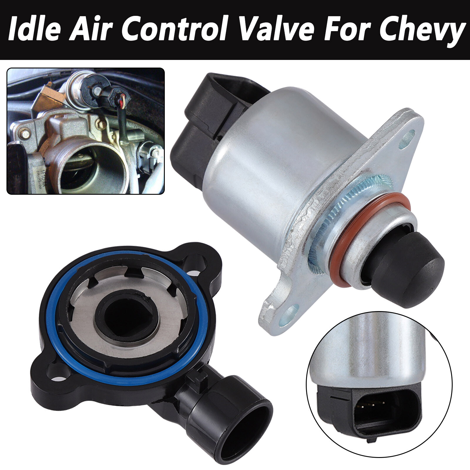 New Idle Air Control Valve & Throttle Position Sensor Kit for Chevy GMC Buick