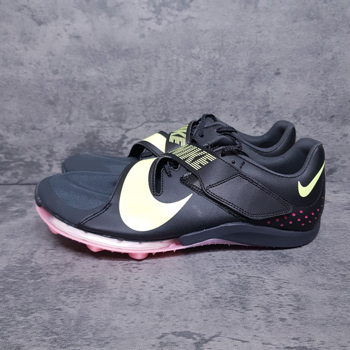 NIKE Air Zoom LJ Long Jump Elite Spikes Mens 9 Womens 10.5 Black