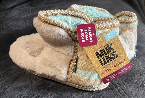 Muk LuKs Furry Cat Slippers Women's Memory Foam Slippers * size EUR 40 / UK 8 - Picture 5 of 9