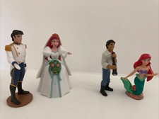 ARIEL ERIC Disney Princess LIL MERMAID Rare Wedding D PVC TOY FIGURE CAKE TOPPER