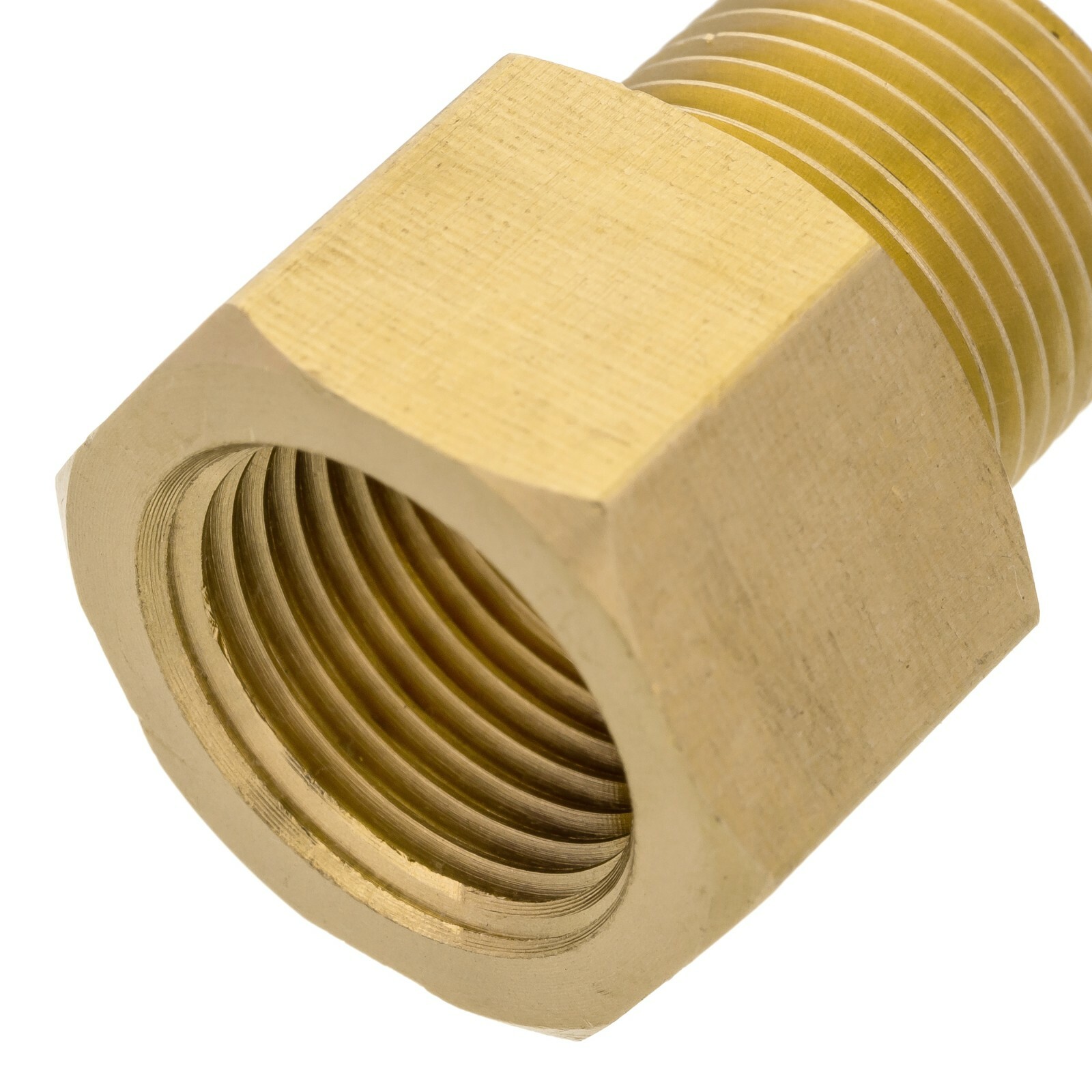 Brass 3/8" BSP Male To 3/8" NPT Female Adapter Pipe Fitting Connector