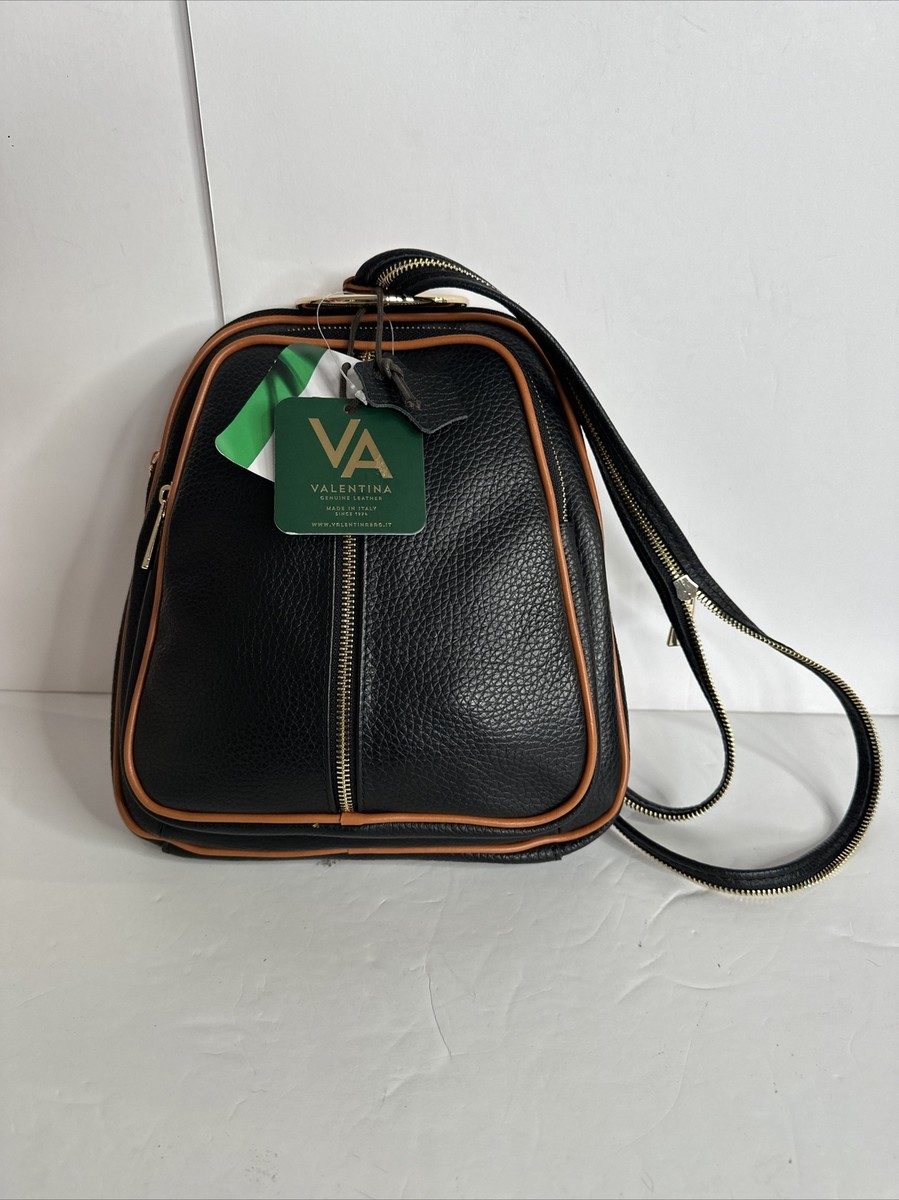 Valentina Leather Backpack & Organizer Valentina Women Convertible Backpack/Sling Leather Made In  main image 3
