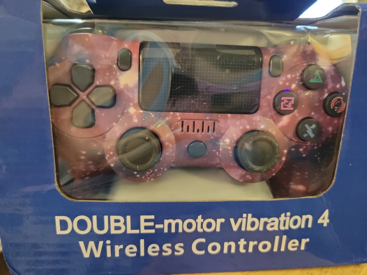 P4 Double-motor Vibration Wireless Controller Galaxy Color