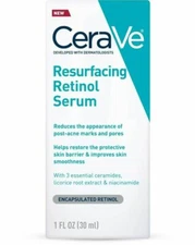 CeraVe Resurfacing Retinol Serum for Post-Acne Marks and Skin Texture 1oz (30ml)
