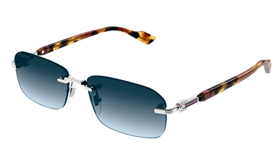 New Authentic Gucci Havana Sunglasses Unisex NEW GUCCI GG1502S 002 HAVANA BROWN UNISEX SQUARE SUNGLASSES  main image 4