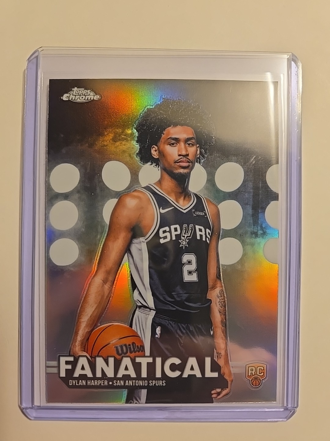 2025 Topps Chrome NBA Fanatical Dylan Harper RC Case Hit!