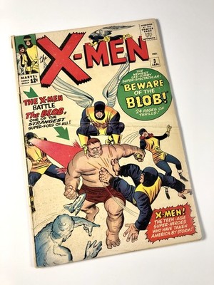 X-MEN #3 (1964) - JACK KIRBY MARVEL 1ST APP BLOB LOWER GRADE MAJOR KEY SEE PICS