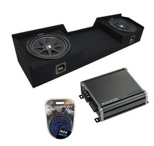 04-15 Fits Nissan Titan King Crew Kicker Comp C10 Dual 10" Rhino Sub Box CXA8001