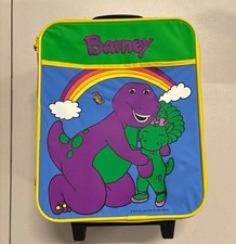 NWT - 1997 Barney Baby Bop Suitcase Lugagge minor flaws