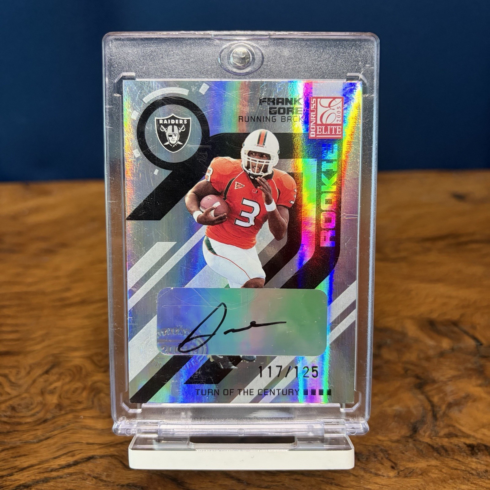 Frank Gore Donruss Elite Turn of the Century #148 Autograph
