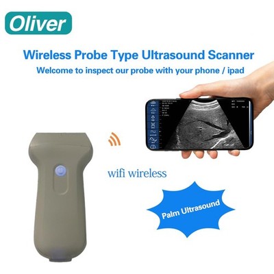 96E Portable  Linear Color Doppler Wireless Ultrasound Wifi/USB Connection Probe