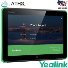 Yealink RoomPanel Meeting Room Scheduling Display Panel for Teams/Zoom Rooms NEW