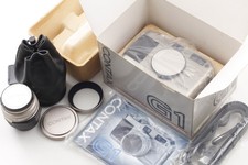 Green Label [Top MINT / Box] Contax G1 35mm Film Camera 28mm F2.8 Lens JAPAN