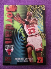 Michael Jordan 1997-98 Skybox Z-Force #23 Chicago Bulls MJ HOF AIR