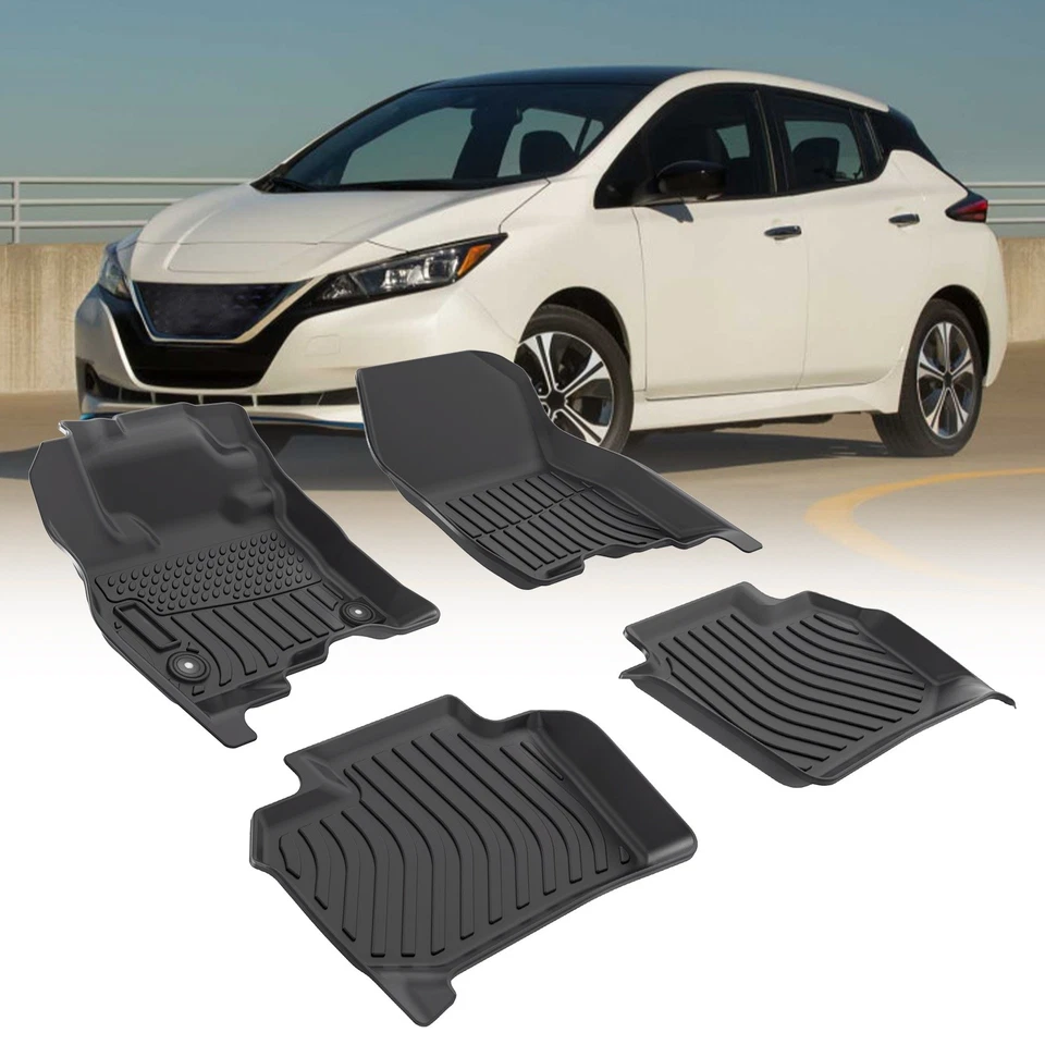 All Weather 3D TPE Car Floor Mats For Nissan Leaf 2018-2024 - Изображение 2 из 4