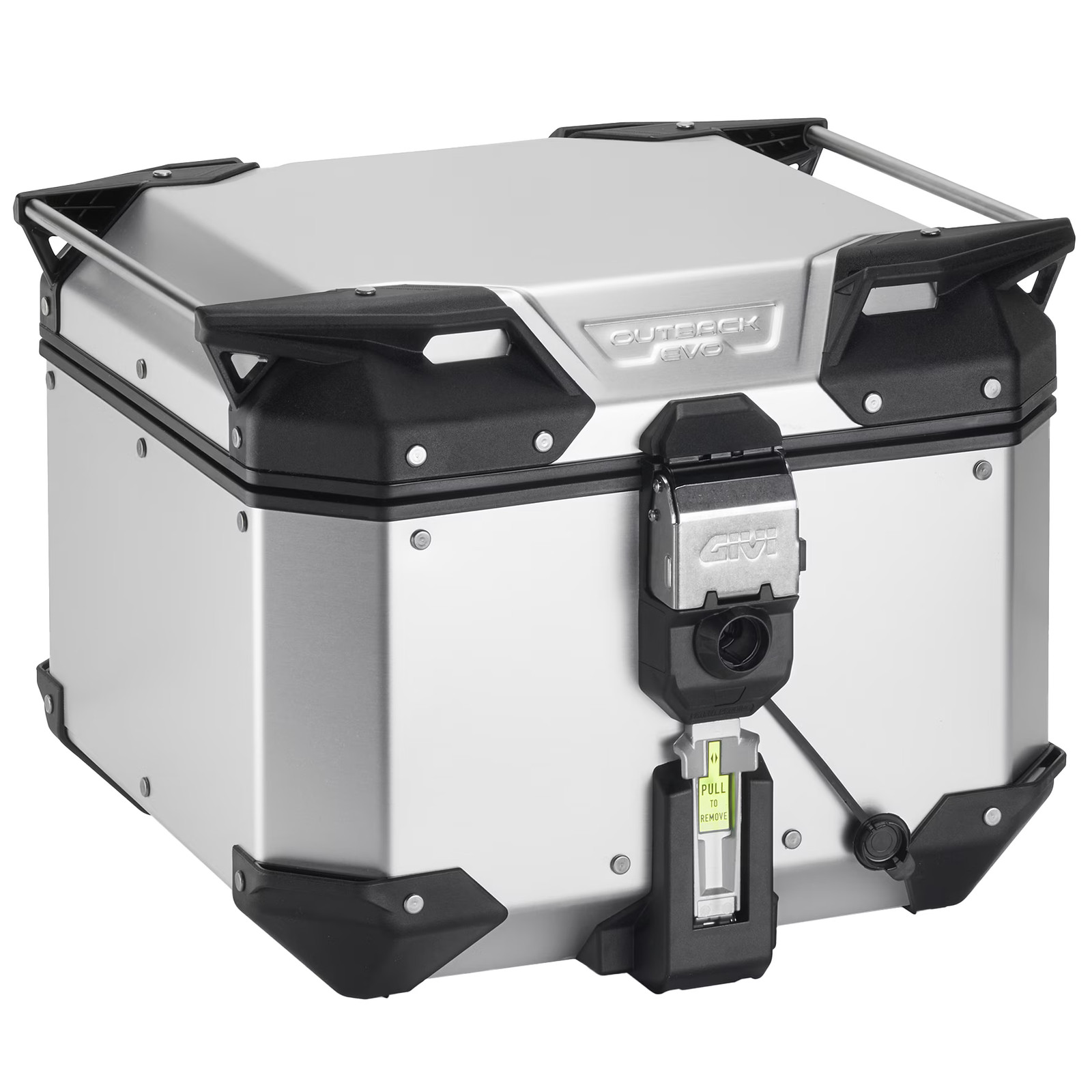 Givi OBKEV42AA Trekker Outback Evo Motorcycle Top Box Anodised Aluminium 42 LT