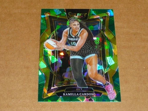 2025 Panini Select WNBA KAMILLA CARDOSO GREEN ICE PRIZM CONCOURSE SKY #7