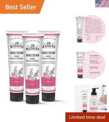 Delightful Hand Cream Set with Cherry Blossom & Natural Ingredients - 3 X 3.3oz