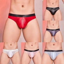 Seamless Breathable Nylon Men's Underwear Lightweight Jockstrap Briefs