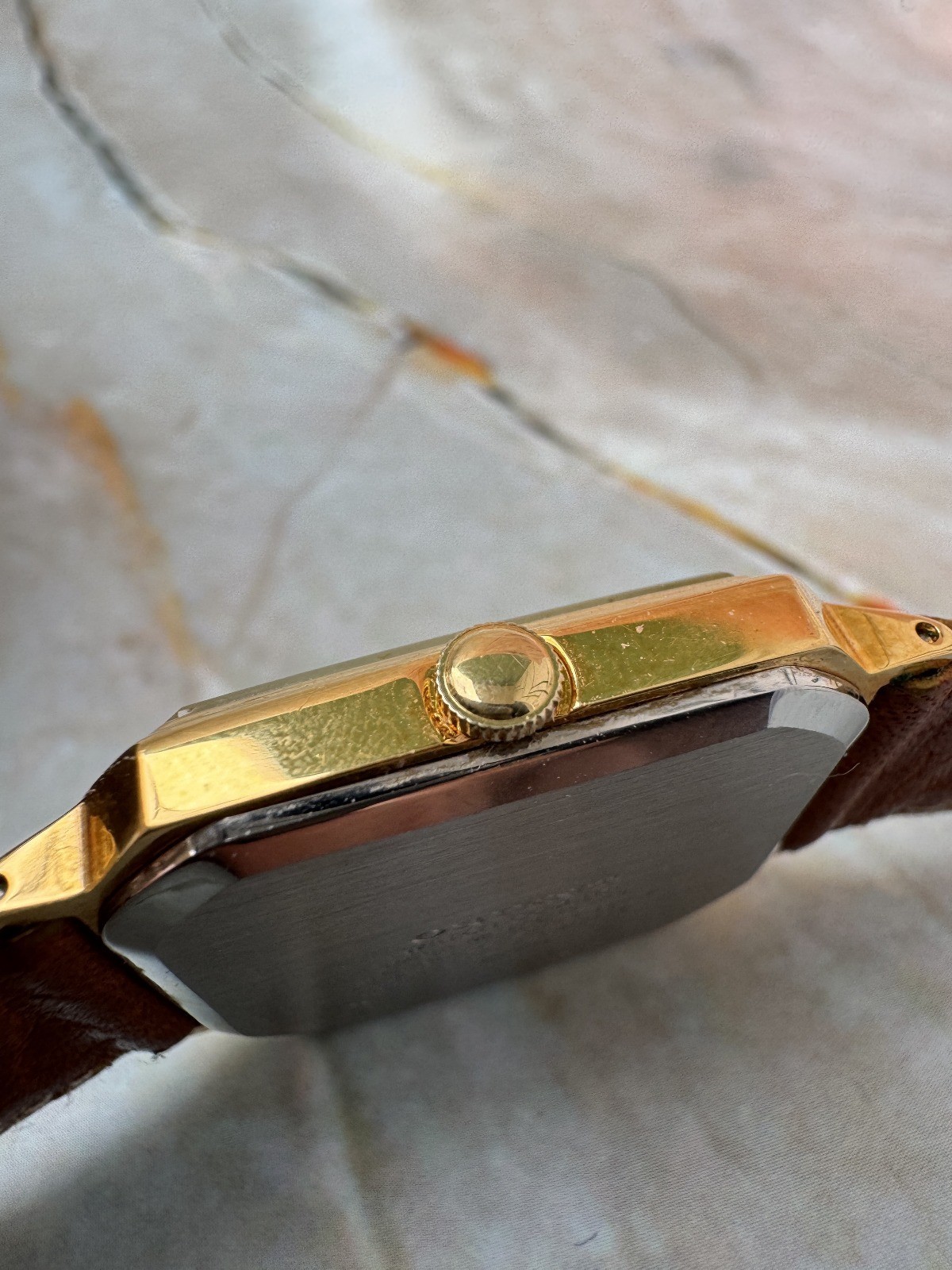 Vintage Orient Rectangular Quartz Watch – 1980s J… - image 4