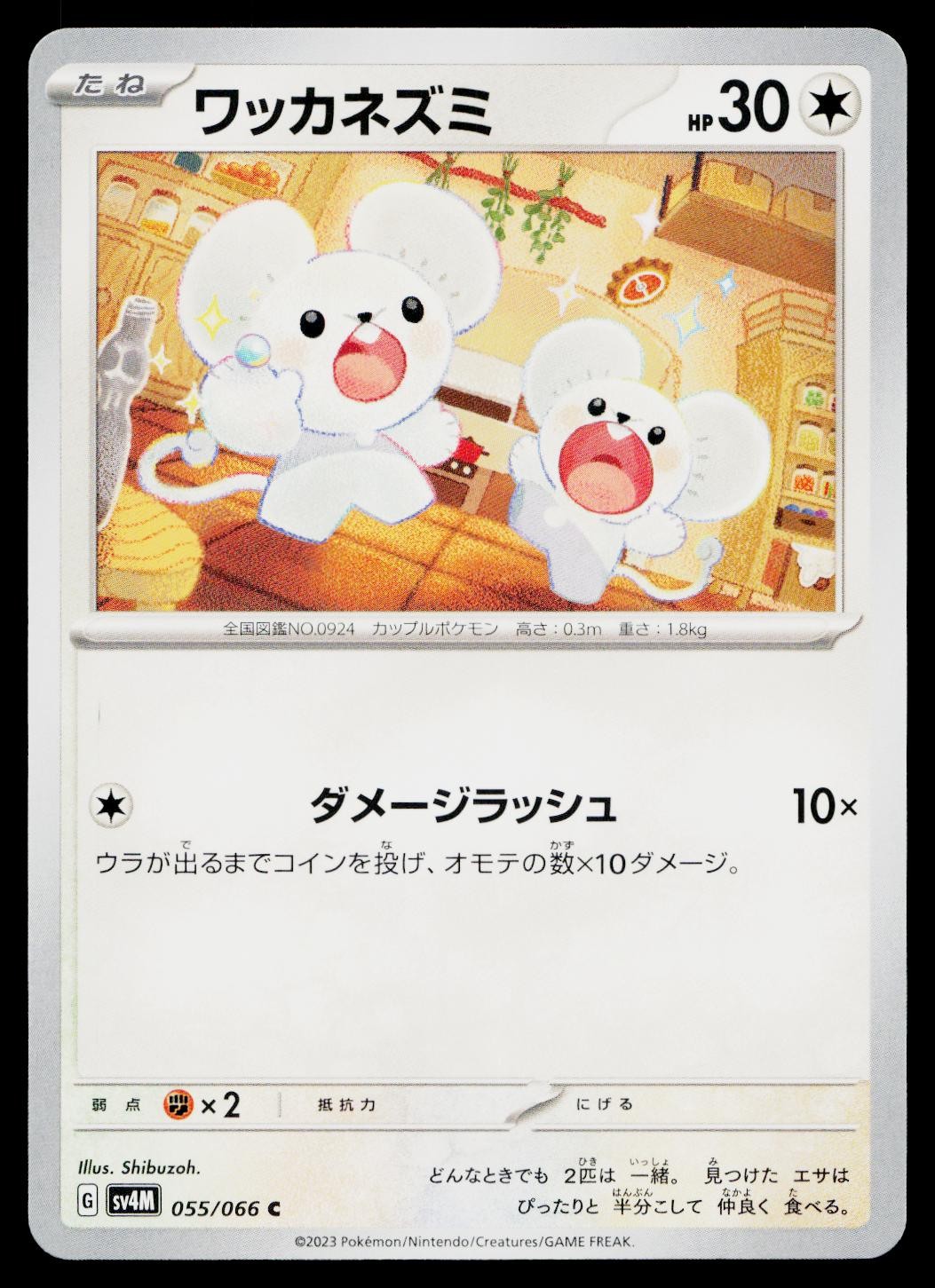 Tandemaus 055/066 Common Future Flash Pokemon Japanese Near Mint