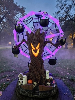    CRACKER BARREL HAUNTED TREE HALLOWEEN FERRIS WHEEL READY TO SHIP SOLD OUT