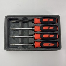 Snap-on Sgtx40br 4pc Torx Screwdriver Set T8 T10 T15 T20 W Tray Snap-on Sgtx40br 4pc Torx Screwdriver Set T8 T10 T15 T20 W Tray