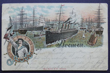 AK Deutsches Reich Gruß aus Bremen 20.04.190...