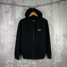 Barbour International Hoodie Sweatershirt Men  s Classic Long Sleeve Black Size L