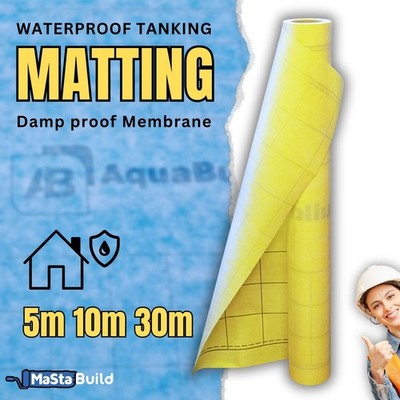 Entkopplung Entkopplung Anti-Riss Wasserdicht Tankbahn Matte 5m - 60m