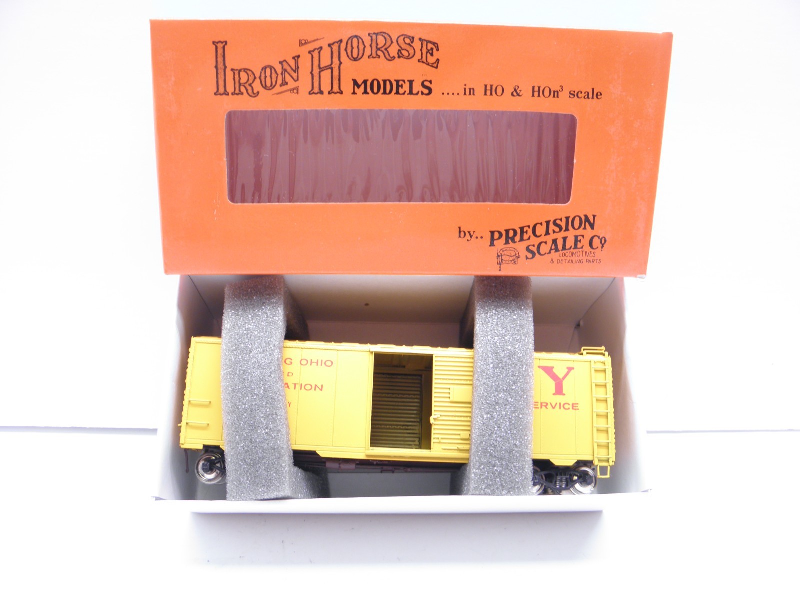 Iron Horse Precision Scale- Brass Decorated Boxcar Acy Ho Scale Lot 3