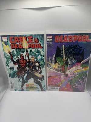 Cable & Deadpool Annual #1 + Deadpool Annual #1 (Acts of Evil)   Marvel Comics