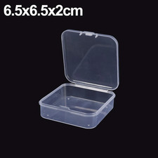 20/1X Contenitori in Plastica Trasparente Piccola Scatola Portaoggetti Con Coper