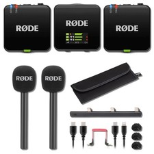 Rode Wireless GO III Dual-Channel Wireless Microphone System w/ 2x Interview GO
