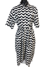 MARIMEKKO for UNIQLO, As New, 12, 50% Linen, 50% Cotton.  Fabulous Print!