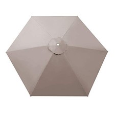 Umbrella Cover Canopy 9ft 8 Rib Patio Replacement Top Outdoor-TAUPE