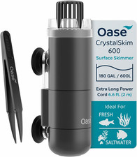 Crystalskim 600 Surface Skimmer for Freshwater and Marine Aquariums Compact In