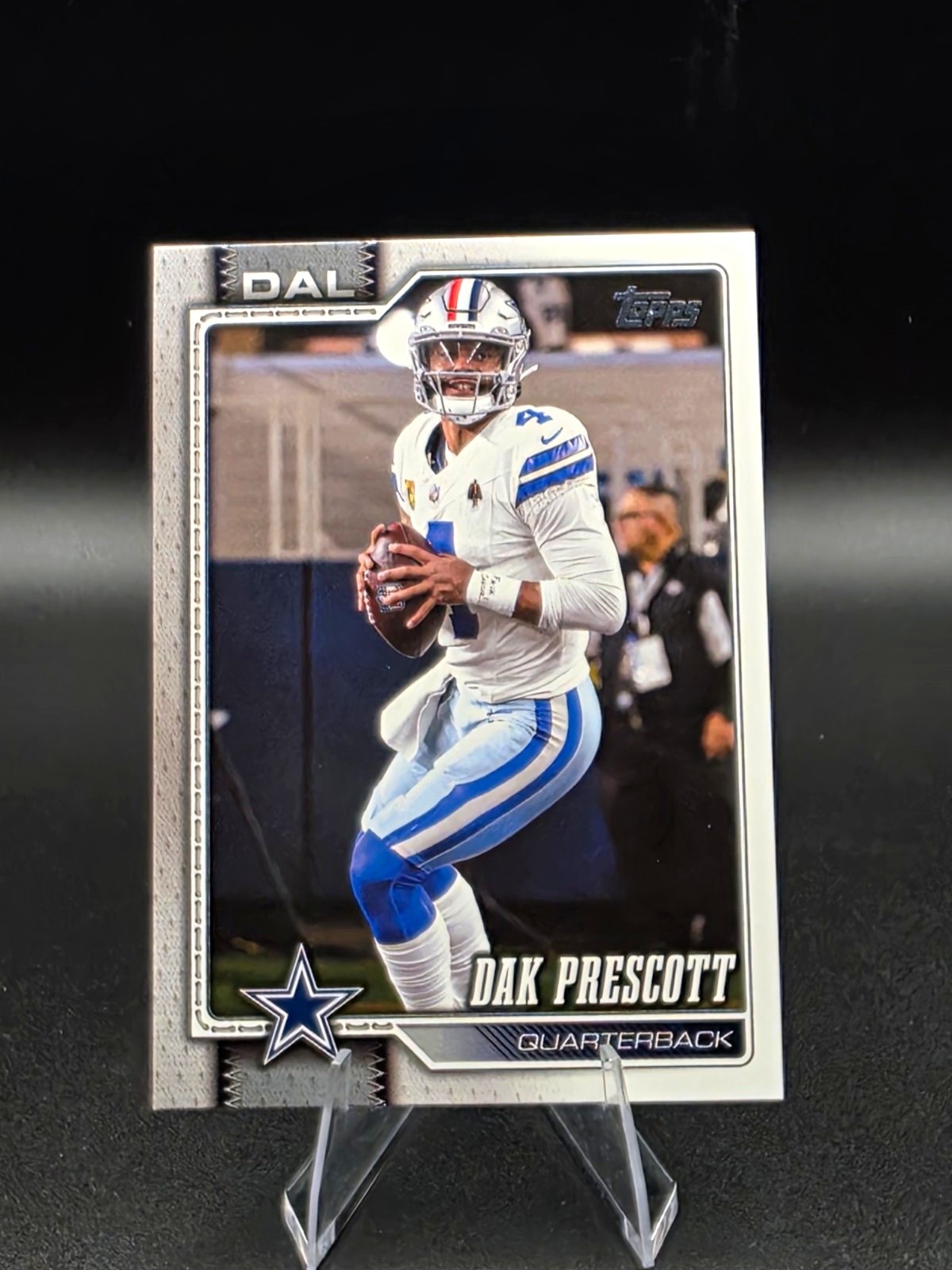 2026 Topps Dak Prescott #53 Cowboys F* Cancer Wristband Tribute**