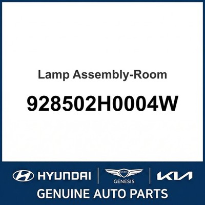 2006-2012 Hyundai Elantra Lamp Assembly-Room OEM New 928502H0004W