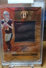 2023 Panini Gold Standard  Jumbo Jake Haener #RAJ-13 /149 (AU, MEM, RC)