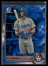 2022 Bowman Draft Sapphire Edition Jose Ramos BDC-102 Los Angeles Dodgers