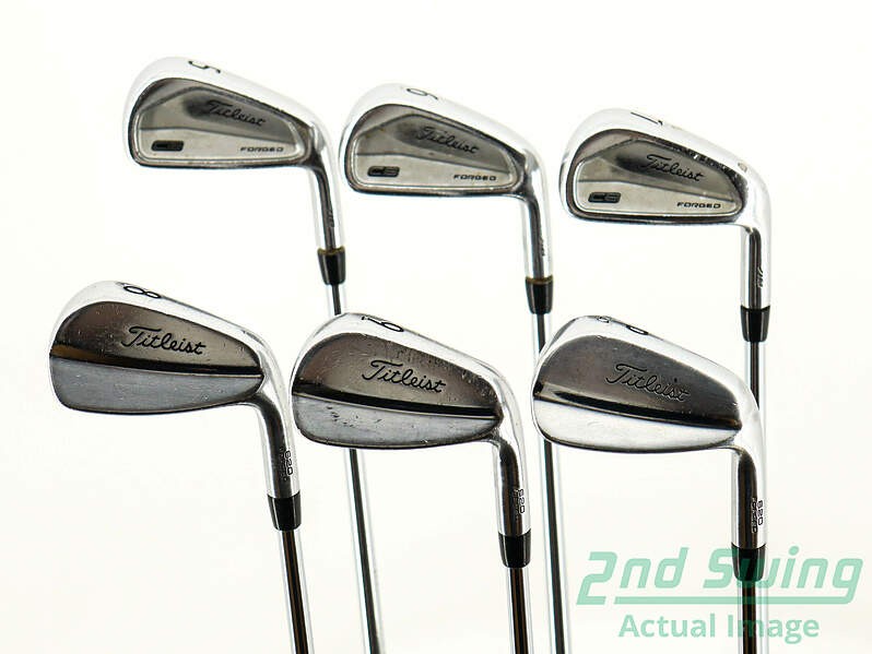 Titleist 620 MB Iron Set 5-PW Steel X-Stiff Right Handed +1/2 Inch Extended