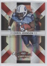 2009 Donruss Threads Century Proof Red Chris Johnson #95 0a1