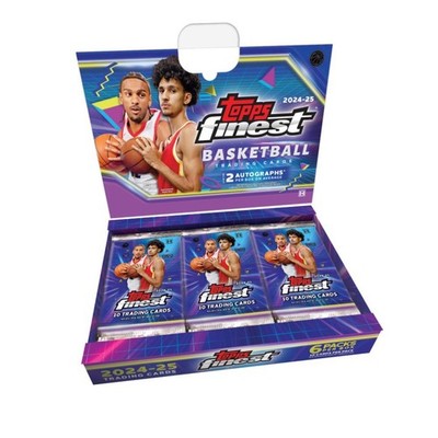 2024/25 TOPPS FINEST BASKETBALL HOBBY BOX FACTORY SEALED