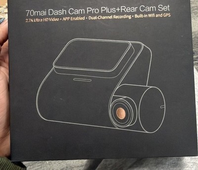 70mai Dash Cam Pro Plus + Inc Rear Cam, Built-in Wifi, GPS - A500s-1 