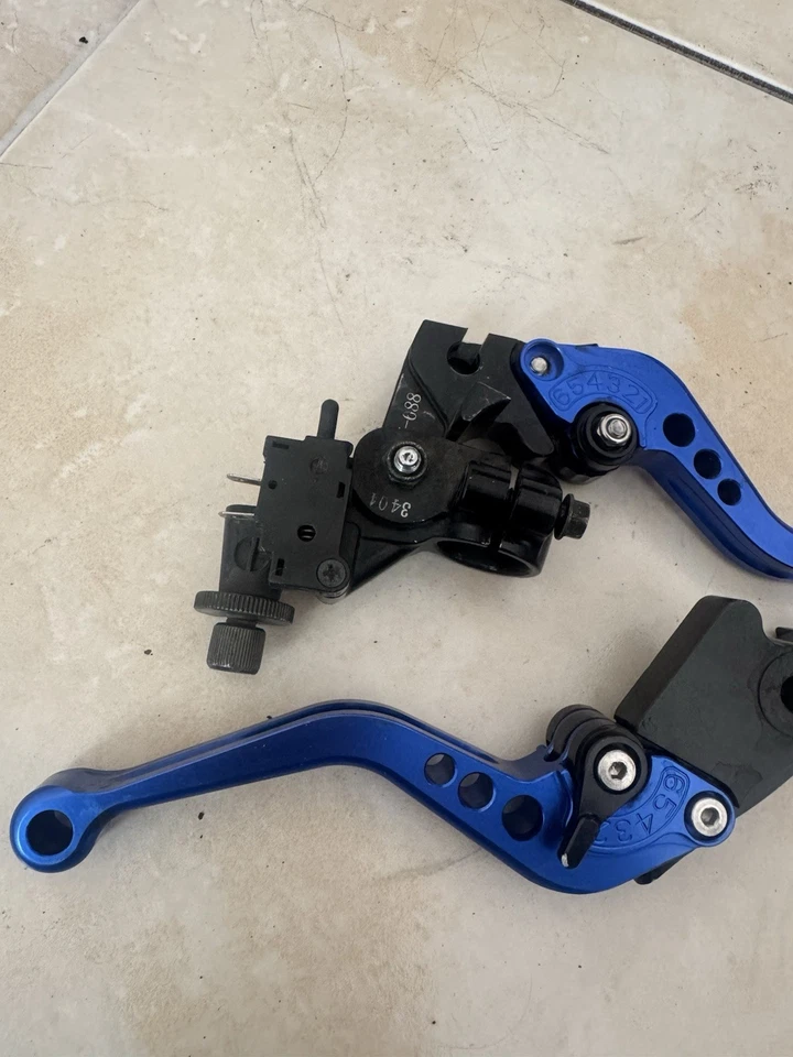 Рычаги тормоза и сцепления с ЧПУ для Honda CBR600RR 2003 2004 2005 2006 короткая регулировка - Изображение 3 из 4