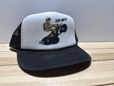 Yamaha TRI-MOTO snapback Trucker Hat Vintage 3-Wheeler Racing Hat Unworn 80’s