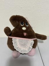 VINTAGE 1984 NESTLE LIL BITS CHOCOLATE MORSEL STUFFED ANIMAL PLUSH TOY